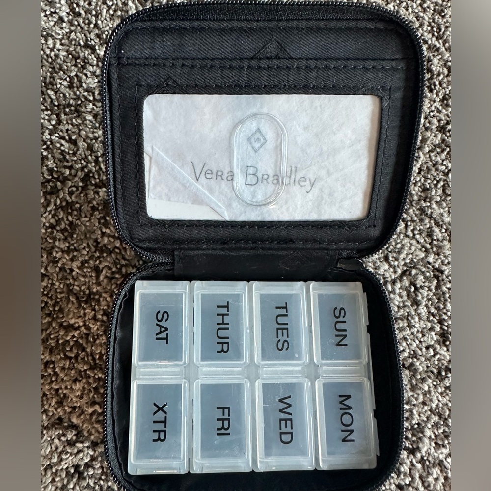 Vera Bradley pill organizer